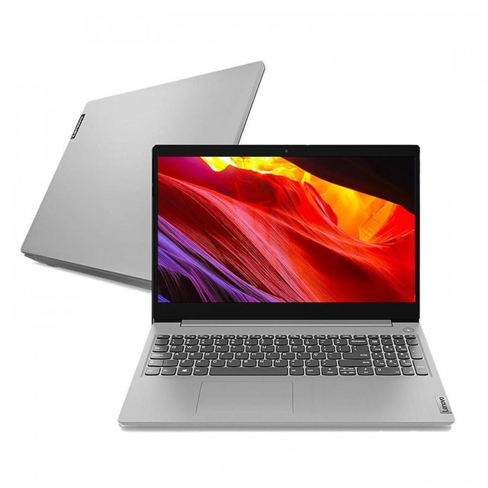 Notebook Lenovo Ideapad 3i Celeron N4020 4GB, 256GB , 15,6" Windows 10 Prata